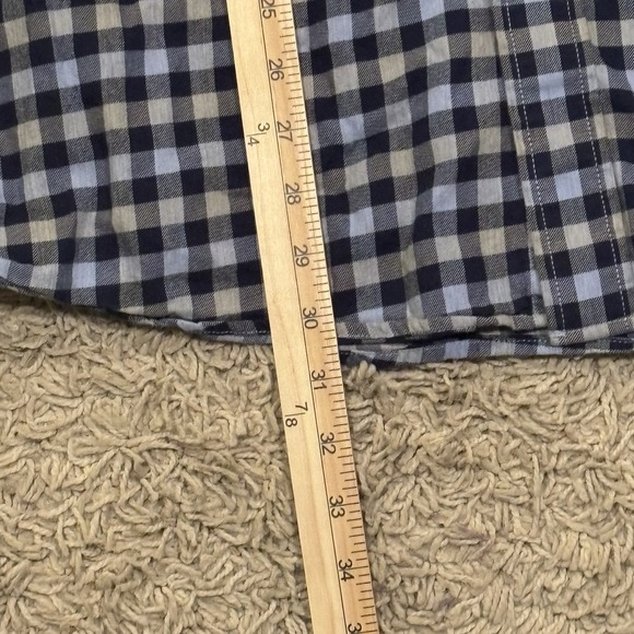 Orvis Button Up Shirt Mens 2XL Extra Large Flannel Blue Plaid Classic Collection - Picture 7 of 11